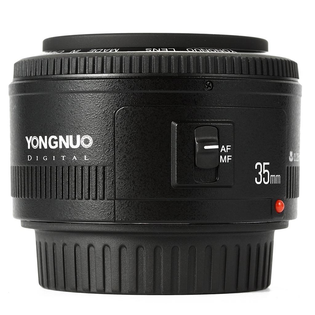 YONGNUO Canon YN35mm F2 Prime EF Standard Compatible with Lens, Mount, Full-Frame Compatible, Wide-Angle Lens,