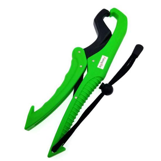 2Pcs Floating Fish Lip Gripper Set Ergonomic Handle Safety Locking Mechanism Non-Puncture Fish Control Pliers Tools with Lanyard