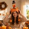 Truthahn-Hut mit langen Beinen für Thanksgiving-Partydekoration und Kostüm