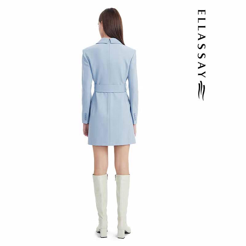 ELLASSAY Women's Wool Blend Suit Dress