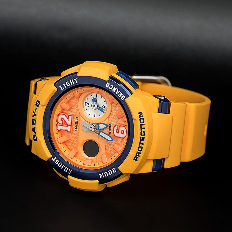 Casio Women's BABY-G Yellow Watch BGA-210-4B BGA-210-4B