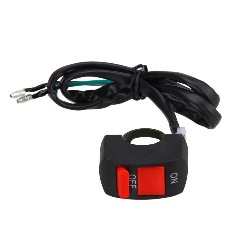 10 Pcs 12V 7/8" Motorcycle ATV Handlebar Switch For Headlight Fog DRL Work Light