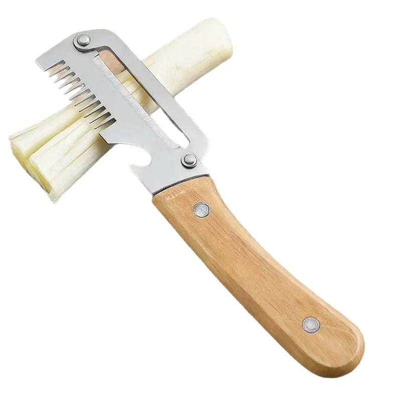 Pelador Multifuncional 3 en 1 de Acero Inoxidable, Cortador y Rallador de Verduras y Frutas, Herramienta de Cocina Versátil para Pelar y Rallar