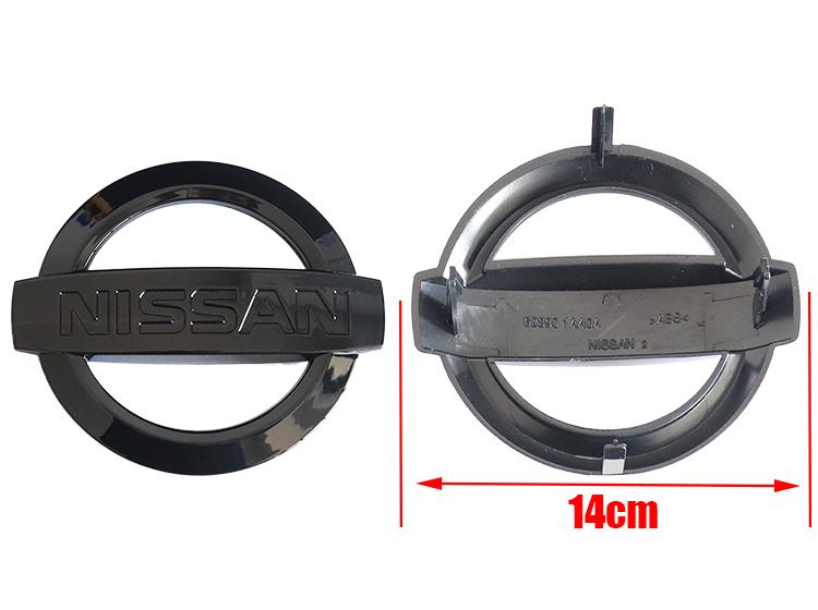 CGANEI1 1pcs 3D Nissan old ABS 13cm 14cm 15cm Car Front logo Front grill Car front hood Emblem sticker styling Accessories