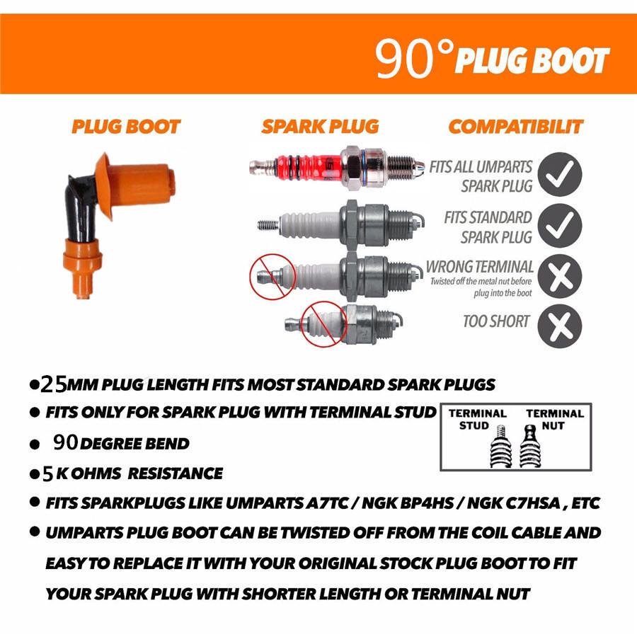 Performance Racing CDI Ignition Coil Spark Plug for 50-160CC  Dirt Bike ATV Quad