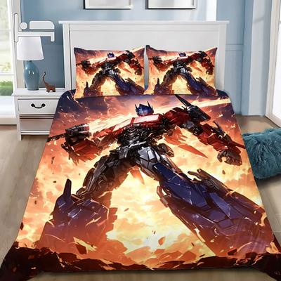 Anime Classic Movie Duvet Cover Pillow Case, Cartoon Bedding Set Boy's Bedroom Personality Decoration, Duvet Cover Set