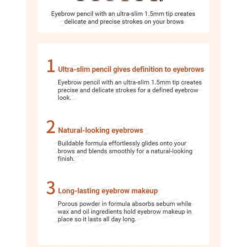 HOLIKA HOLIKA - Wonder Drawing Skinny Eyebrow - 6 Colors