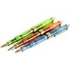 Gullor Jinhao 992 Plastic Fountain Pen Golden Clip, Transparent, 6 Colors, 6PCS