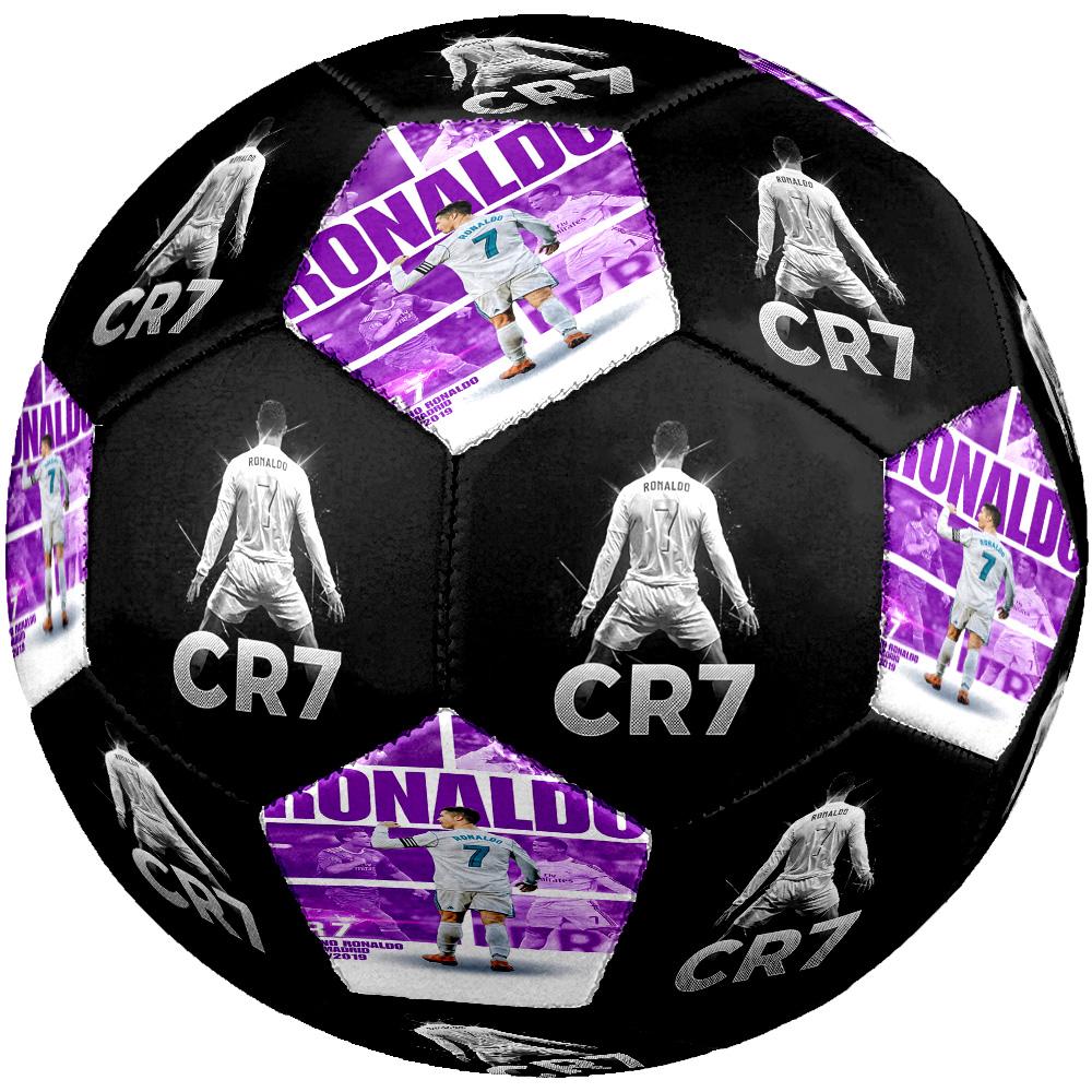 Ronaldo's Cr7 Football Legend Size 5 Football Machine Sewn Indoor/Outdoor Training and Matches Unique Gift for Soccer Lovers