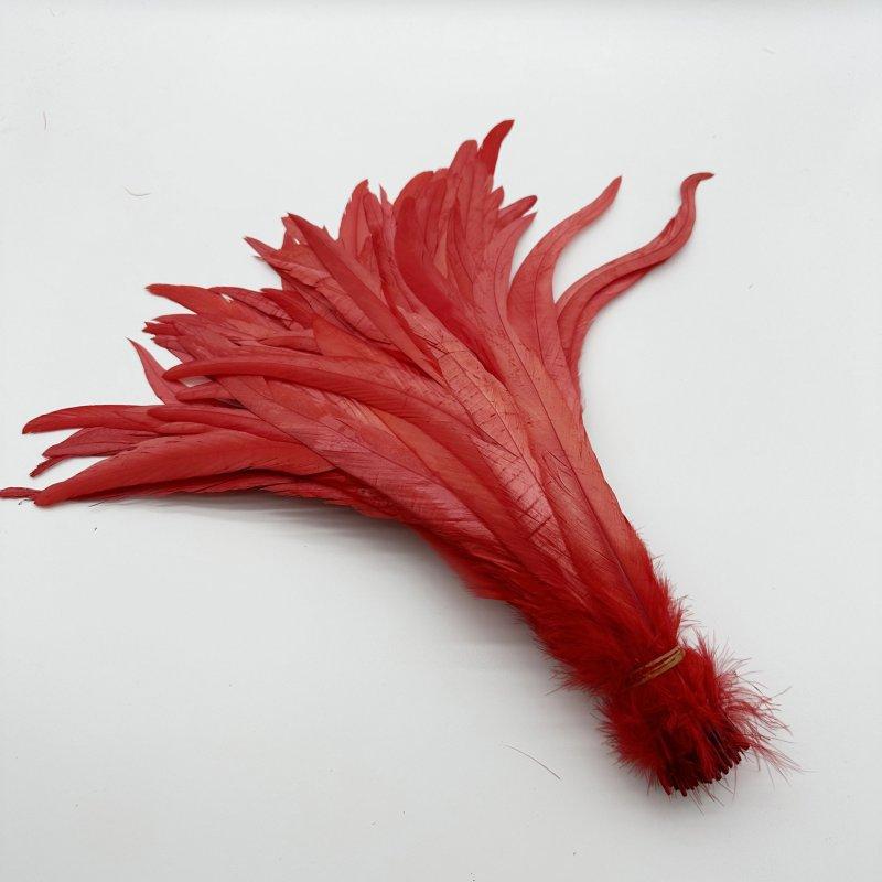 Wholes 500pcs Rooster Tail Feathers 25-30cm 30-35cm 35-40cm 40-45cm For Colored Carnival Costume&mask Party