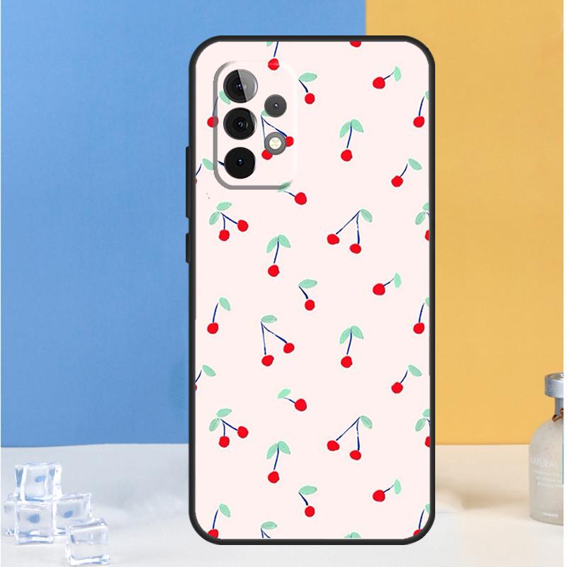 Cherry Fruit Cute Collage For Samsung Galaxy A16 A26 A36 A56 A13 A33 A53 A05 A06 A54 A34 A14 A32 A52 A55 A35 A15 Case