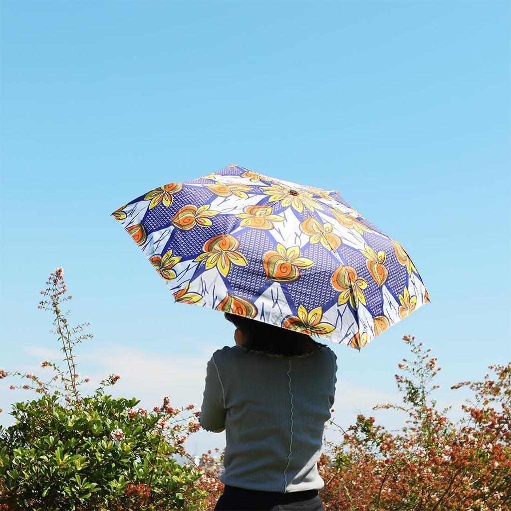 Folding umbrella African print Karanga