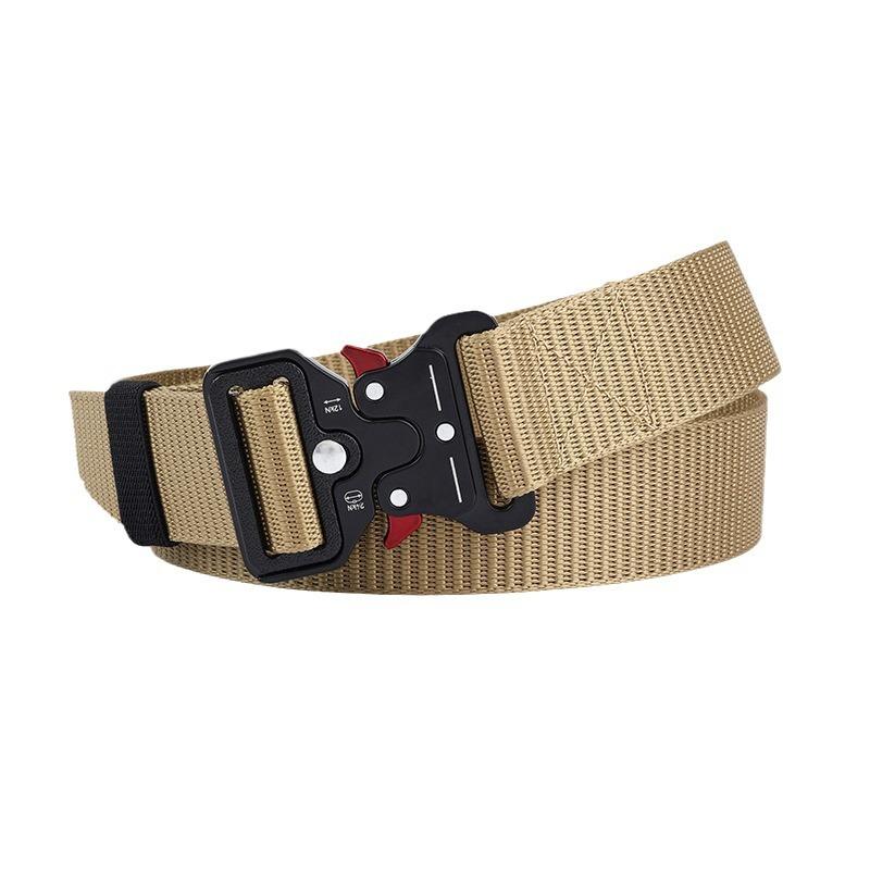 New Cobra Tactical Belt Men's and Women's Canvas Nylon Belt Special Forces Outdoor Multi-functional Military Training Camouflage Pants