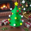 3D Printed Rotating Christmas Tree Ornament - Creative Desktop Decoration Model