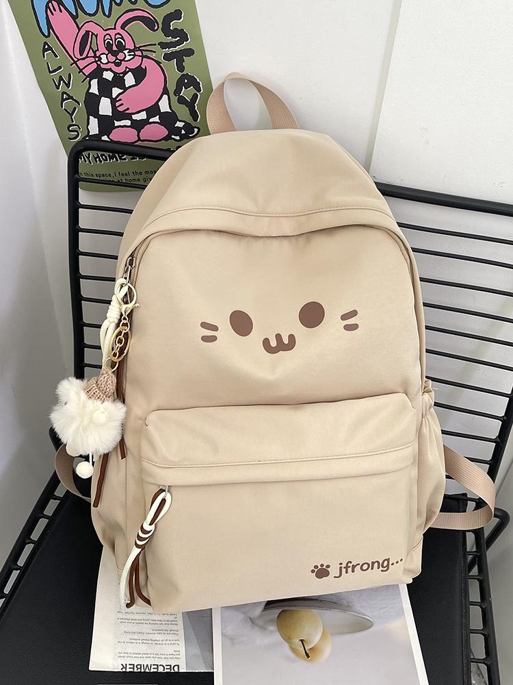 Schoolbag Japanese cute student schoolbag female backpack junior high school college student class commute fresh and lightweight campus backpack