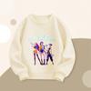 Girls Sweatshirts Fashion Casual Long Sleeve Children's Kpop Demon Huntrix Hoodie Outer Wear Toddler Cartoon Printed Pullovers