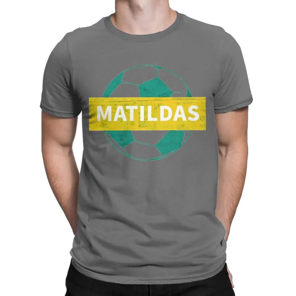 Men Matildas Woman Soccer Australian T Shirts 100% Cotton Clothing Cool Short Sleeve Crewneck Tees Classic T-Shirts