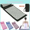 Base Tapis de Massage Acupression Yoga Oreiller Spiky Douleur Stress Courbatures Corps Détente