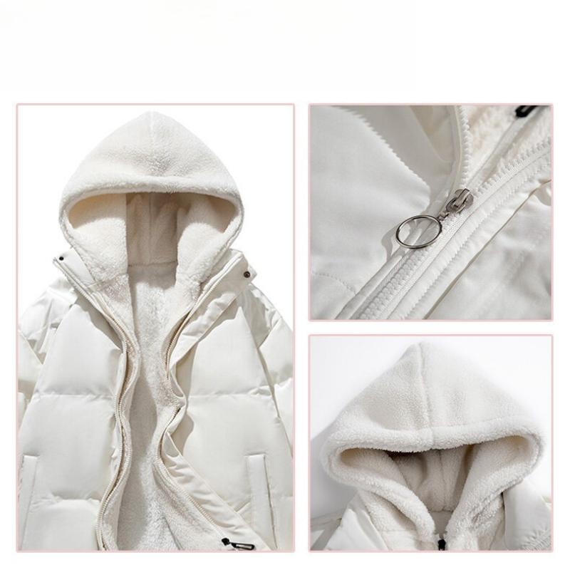 Baumwollkleidung Herren Winter Lammwolljacke Winter Wattierte Baumwolljacke Paar Brotkleidung Verdickte Baumwollkleidung Trend