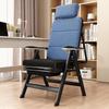 Adjustable Ergonomic Recliner Chair with Headrest and Foldable Backrest for Office and Dorm Rooms