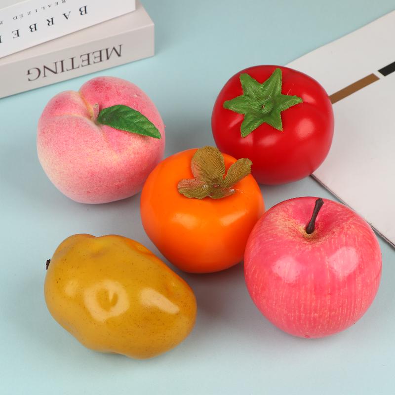 3D Bionic Food Refrigerator Paste Fruit Model Magnets Home Decoration Whiteboard Cartoon Magnetic Stickers Kitchen Decoration