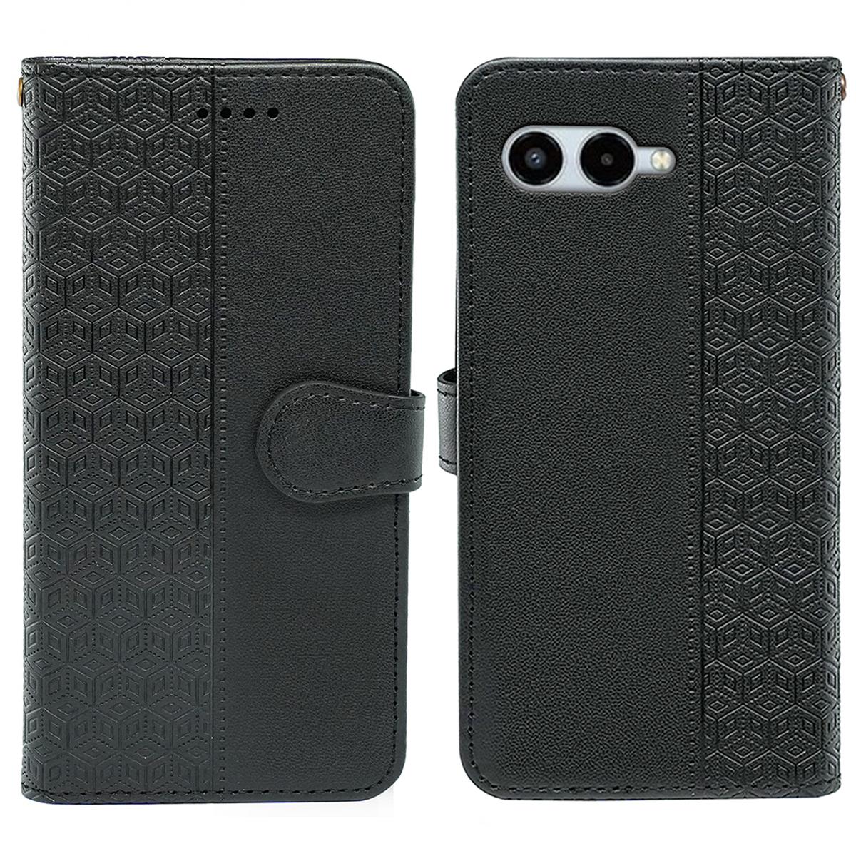 

For T-Mobile REVVL 8 Wallet Phone Case Pattern Imprint Leather Flip Cover
