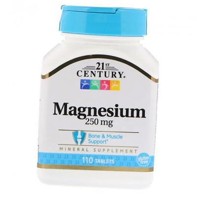 Magnesiumoxide, Magnesium 250, 21e eeuw 110 tabbladen (36440090)