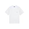 Plain Cotton Knit Short Sleeve T-Shirt Men Tops White 801522379-V0001