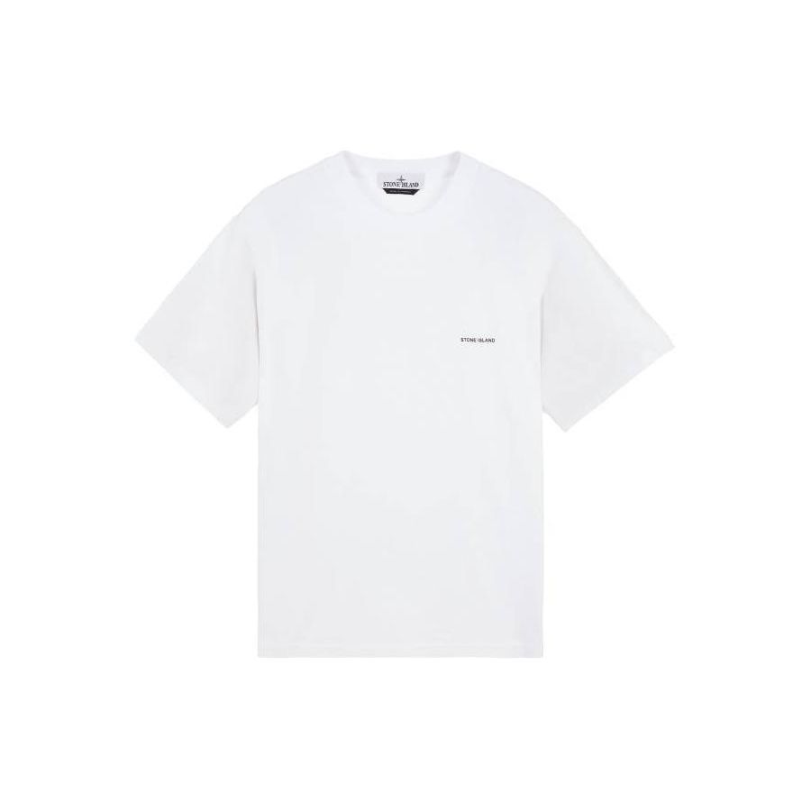 

Stone Island Plain Cotton Knit Short Sleeve T-Shirt Men Tops White 801522379-V0001 XL