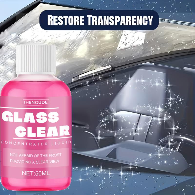 Concentrated Car Glass Coating Waterproof Windshield Wiper Fluid, Keeps Surfaces Smooth, Rainproof, and Anti-Fog Without Streaks, Quickly R