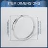 INFINAUTO Hub Centric Rings 65.1mm Inner To 72.6mm Outside Diameter Vehicle Wheel Hub Rings Aluminum Alloy 4pcs