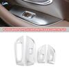 Car Accessories Carbon Fiber Style Interior Door Window Switch Frame Cover Trim For Mercedes Benz E Class W213 2016 - 2022