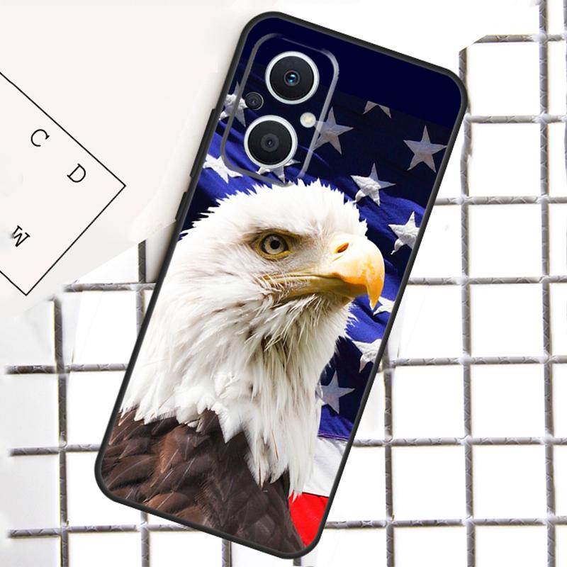 America USA Flag For OPPO Reno 14F 13F 12F 11F 10 11 12 13 14 Pro 7 8 Lite 8T OPPO Find X6 X5 X8 X9 Pro Case
