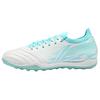 Li Ning Kangaroo Leather Soccer Shoes Unisex Standard White/Sky Blue YSTV041-2