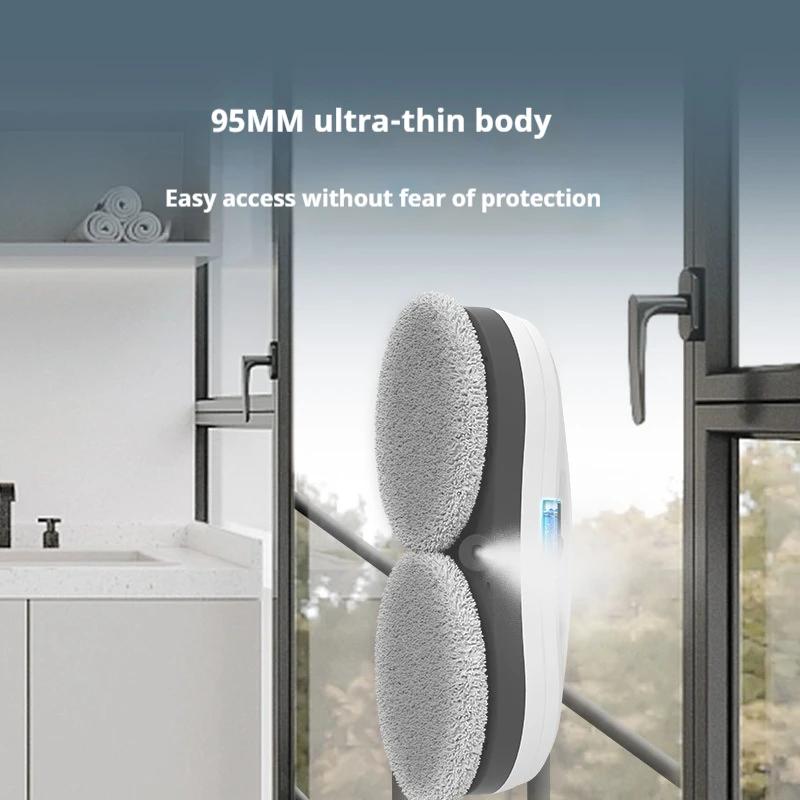 ZEXEF Window Cleaning Robot Large Suction Spray Electric Window Cleaning Robot Anti-fall Remote Control Vacuum Cleaner