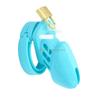 OEM Resin Male Chastity Cage Devices with 5 Size Rings & Lock Black White Pink Male Cage Wholesale