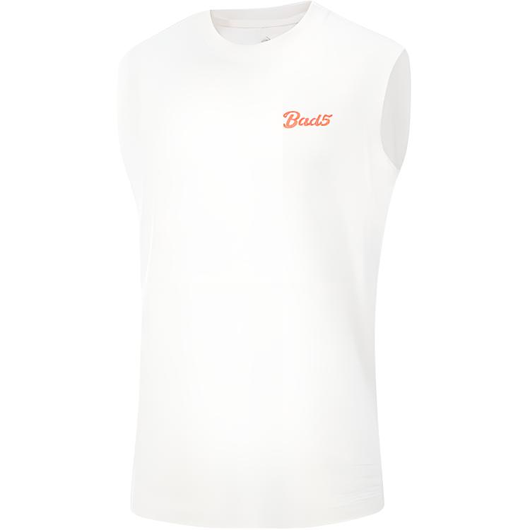 

Li-Ning Casual Simple Round Neck Pullover Letter Comfortable Printed Versatile Sleeveless T-Shirt Men Tops AVSV149-1 M