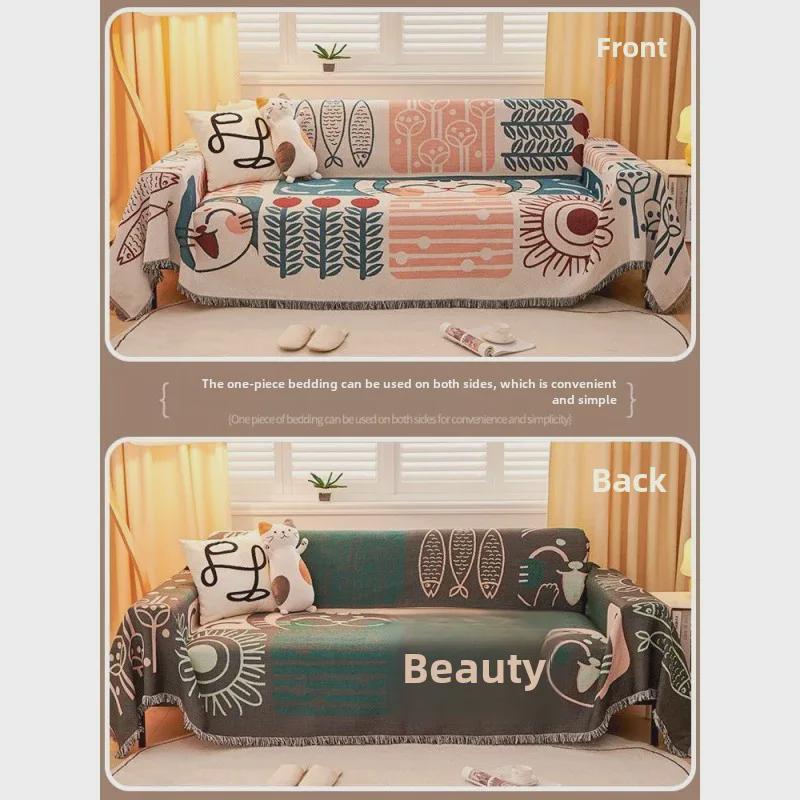 Uniwersalny Pokrowiec na Sofę & Koc Piknikowy - Użytek na 4 Pory Roku