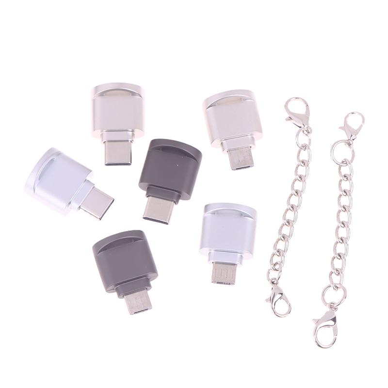 Type-C Tf Mobile Card Reader Zinc Alloy Usb 3.1 Type-C Laptop Multi Functional Otg Card Reader