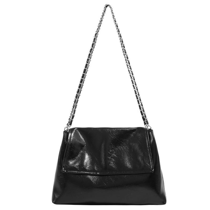 2025 New Women's Bag: Minimalist, Sophisticated Commuting Chain Tote Bag with Large Capacity, Trendy Underarm Shoulder Bag