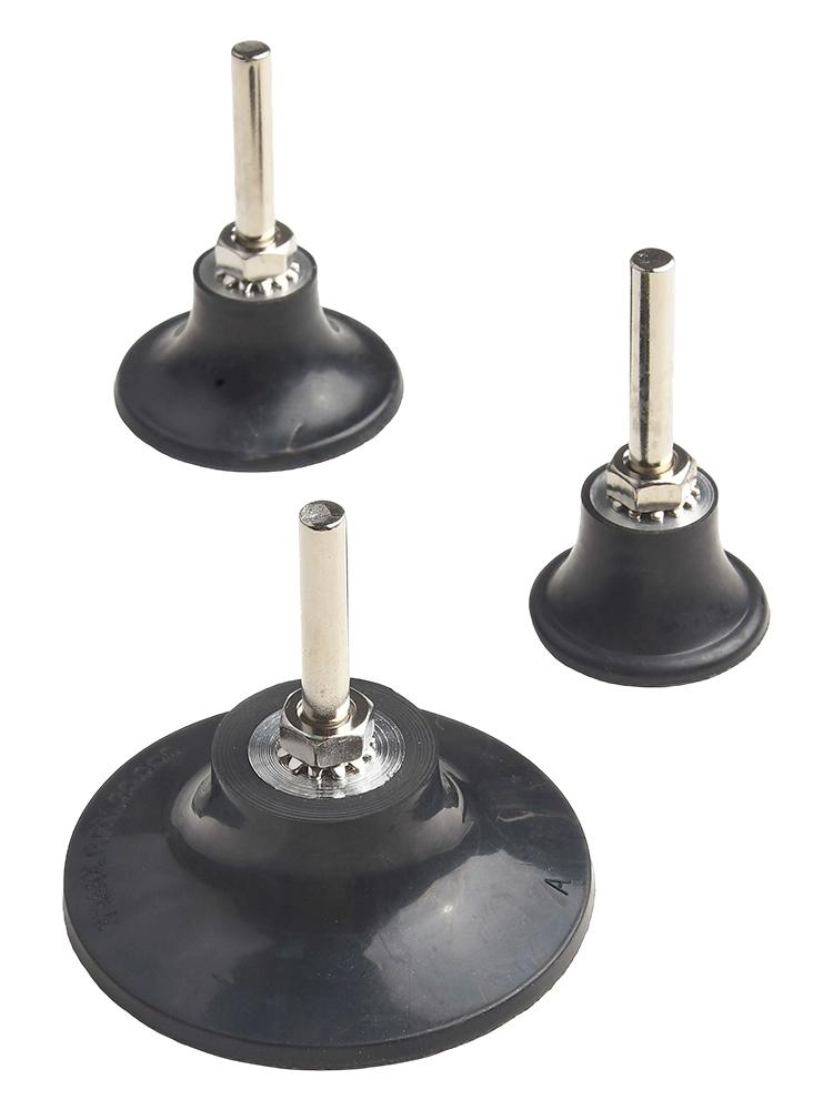 Grinder Accessories Abrasive Tool Garage Equipment 1 4 Inch Shank 3 Pieces Set Compatible With Sanding Discs 1.5inch