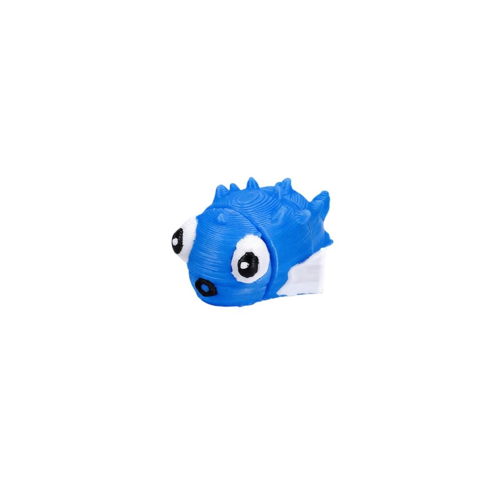 3D Printed Animal Toy Poseable Joints Desk Decor Creative Toy - Pufferfish