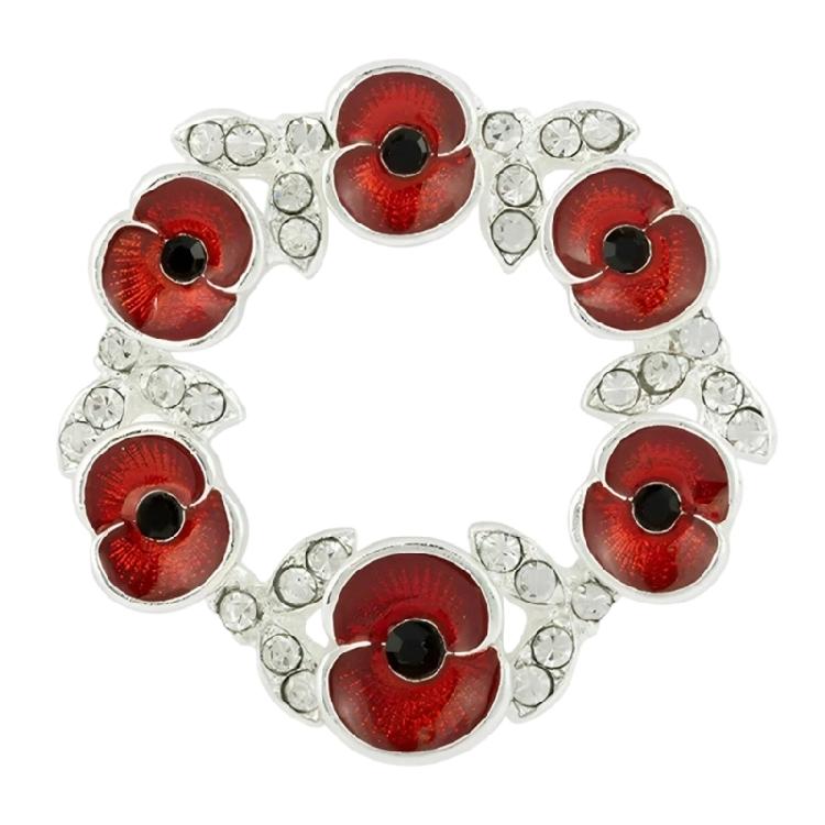

Alloy Flower Wreath Pin with Smooth Enamel Surfaces Secure Clothing Attachment Women Party Jewelry Essential 1