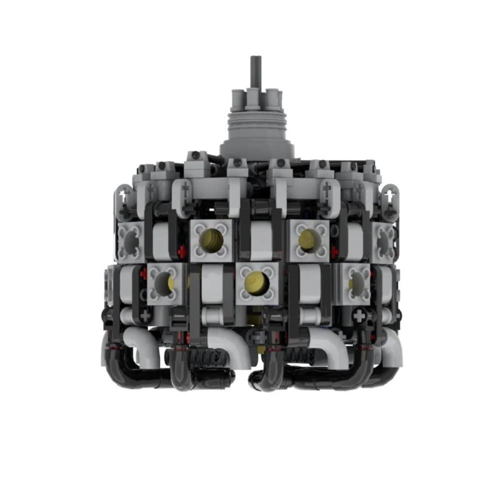 New mechanical engine MOC building block parts package DIY educational toys 584/ 223parts 60208 2850 2851 61184 2853