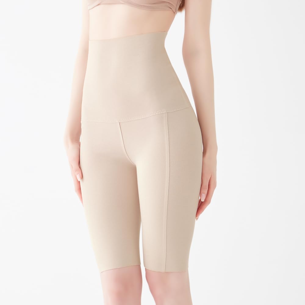 Gunze KIREILABO Warmth That Your Body Will KL9766 (Kireilabo) 5-Length High-Waisted Bottoms, Love,