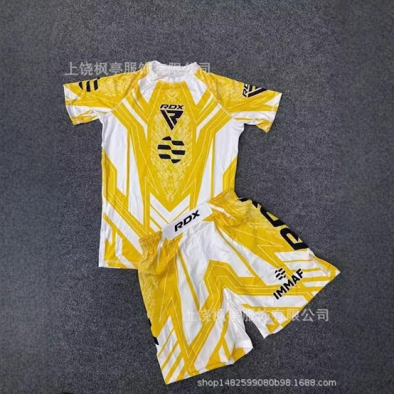 RDX Brottning Kulturell Sport Kortärmad T-shirt Set Tonårspojkar Vardaglig Atletisk Klädsel