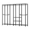 Clothing Garment Rack, Heavy Duty Closet Wardrobe, Adjustable Tiers Clothes Racks with Steel Frame, 499 kg Load Capacity Clothes Rack with 4 Hanging