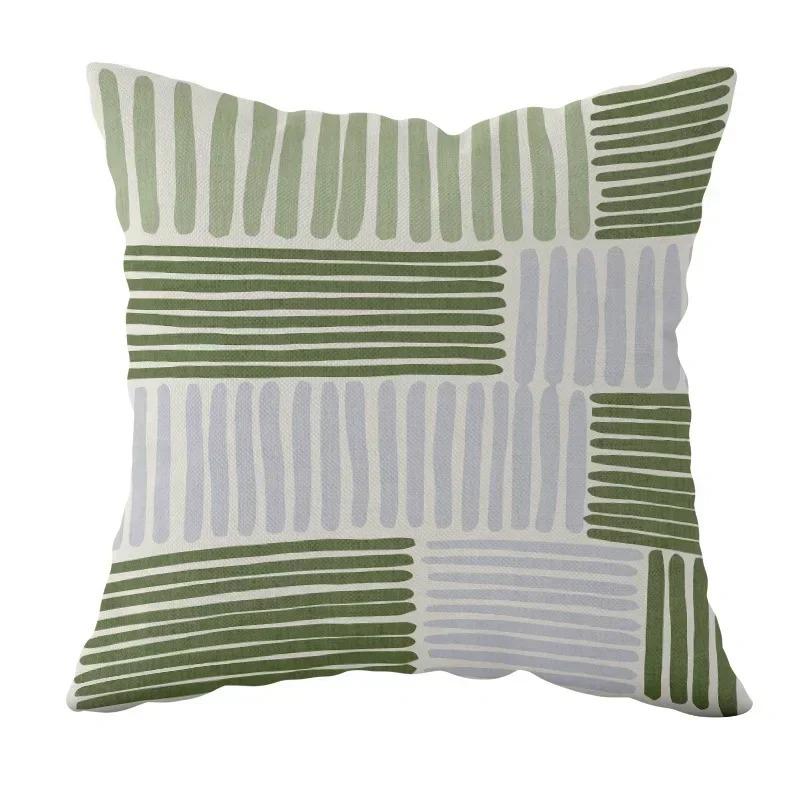 Home Decor Geometric & Floral Patterned Decorative Cushions Pattern Cushion Cover Suitable for Sofa Bedroom Car Pillow Cover