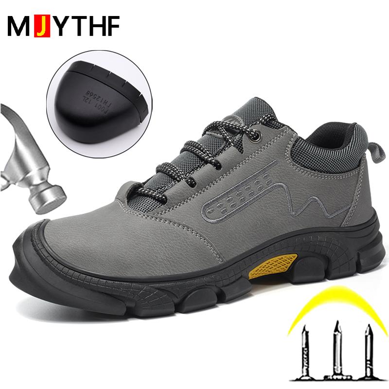high-quality Safety Shoes Men Boots waterproof Security leather shoes Work Boots Steel toe shoes Non-slip 6KV isolation shoes