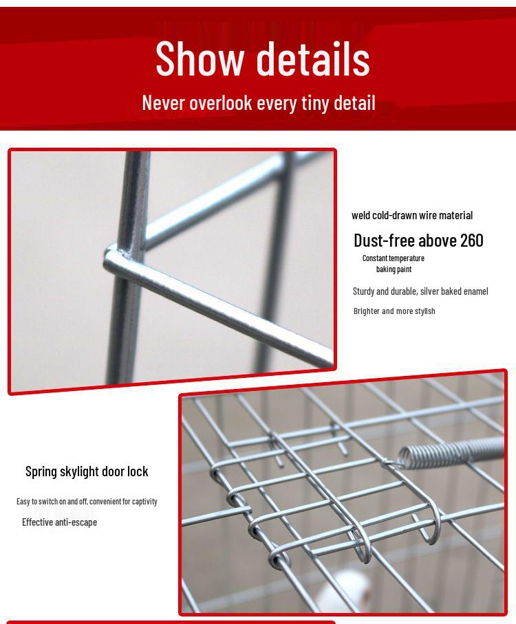 Large Pigeon Cage for Breeding & Pairing with Free Shipping - Ideal for Household Use